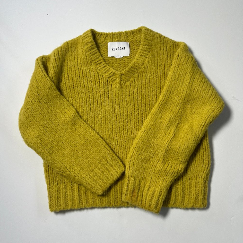 RE/DONE 50s V-neck Pullover Sweater